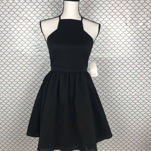 Tobi open back skater dress size small